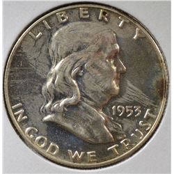 1953 FRANKLIN HALF CH PROOF