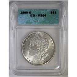 1899-O MORGAN DOLLAR, ICG MS-64