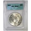 Image 1 : 1924 PEACE DOLLAR, ICG MS-63
