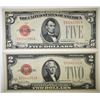Image 2 : 11 $2 & 2 $5 RED SEAL NOTES SOME AU/CU