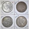 Image 1 : LOT OF 4 PEACE DOLLARS: