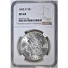 Image 1 : 1885-O MORGAN DOLLAR  NGC MS-63