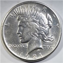 1921 PEACE DOLLAR  BU