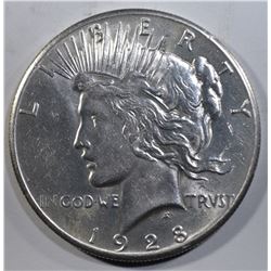 1928 PEACE DOLLAR  CH BU