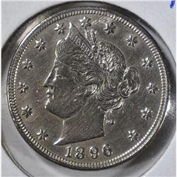 1896 LIBERTY NICKEL  XF/AU