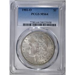 1902-O MORGAN DOLLAR PCGS MS-64