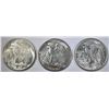 Image 2 : 3 WALKING LIBERTY HALVES BU