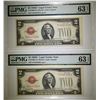 Image 1 : 2-1928G $2 RED SEAL NOTES, PMG-63 EPQ