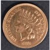 Image 1 : 1873 CLOSED 3 INDIAN HEAD CENT AU/BU