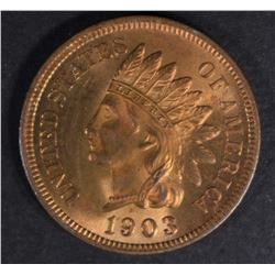 1903 INDIAN HEAD CENT CH BU RD