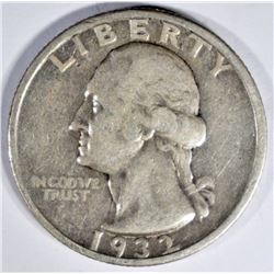 1932-S WASHINGTON QUARTER VF/XF