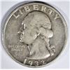 Image 1 : 1932-S WASHINGTON QUARTER VF/XF