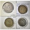Image 2 : LOT OF 4 MEXICAN  COINS: