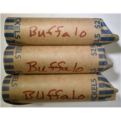 $6 MIXED DATE BUFFALO NICKELS