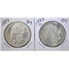 Image 1 : 1883 AU & 1883-O BU MORGAN DOLLARS