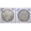 Image 1 : 1885 AU & 1885-O BU MORGAN DOLLARS