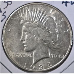 1935-S PEACE DOLLAR  AU