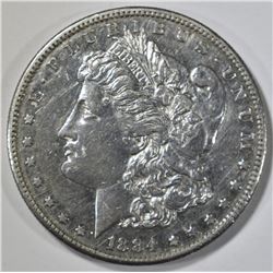 1884-S MORGAN DOLLAR CH AU