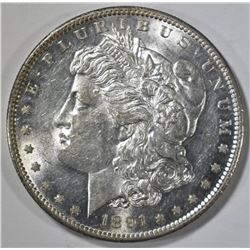 1891-S MORGAN DOLLAR AU/BU