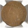 Image 2 : 1866 INDIAN CENT NGC AU-50 BN