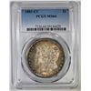 Image 1 : 1881-CC MORGAN DOLLAR PCGS MS-64 COLOR