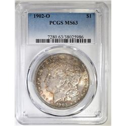 1902-O MORGAN DOLLAR PCGS MS-63