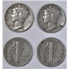 Image 2 : 100-MIXED DATE CIRC MERCURY DIMES