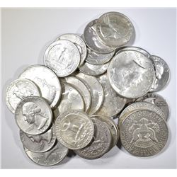 90% SILVER  COINS, $5 QUARTRERS & $5 1964 HALVES