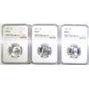 Image 1 : 3-1964 WASHINGTON QUARTERS, NGC MS-65