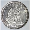 Image 2 : 1854-O WITH ARROWS HALF DOLLAR, WHGS CH BU