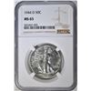 Image 1 : 1944-D WALKING LIBERTY HALF DOLLAR, NGC MS-65