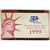 Image 1 : 1999 U.S. SILVER PROOF SET ORIG PACKAGING