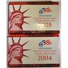 Image 1 : 2004, 2005 U.S. SILVER PROOF SETS ORIG PACKAGING