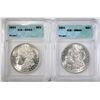 Image 1 : 2-1921 MORGAN DOLLARS, ICG MS-64