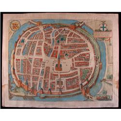 Georges BRAUN & Franz HOGENBERGH Map