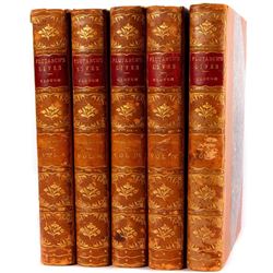 Plutarch's Lives: Five Volumes (1806)