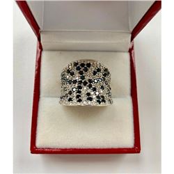 Ladies Simulated Diamond Ring with 925 Sterling SIlver Mount