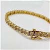 Image 3 : Jafa Ladies 10kt Gold and Diamond Bracelet