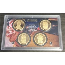 2009 PROOF US MINT PRESIDENTIAL $1 COIN 4 ea Harrison Tyler Polk Taylor
