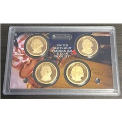 2007 San Francisco Presidential Dollar Proof 4 $1 Coin Set United States Mint