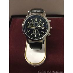 Silver Tone FHD Mens Wrist Watch