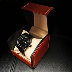 Mens L.A. Banus Midnight Black Chronograph Designer Watch