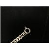 Image 5 : Brilliant Italian Custom Made 14K White Gold Cuban Link Bracelet