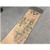 Image 1 : Asian Painted 4 Warriors Legend Scroll With Marks