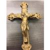 Image 1 : Antique Free Standing Guilt Crucifix