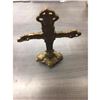 Image 5 : Antique Free Standing Guilt Crucifix