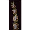 Image 4 : Elegant Ladies Gold Tone Quartz Watch with Unique Band