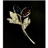 Image 1 : Contemporary, designer branch motif brooch.