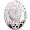 Image 1 : 2012 Poland Mint "Order of St George" Imperial Faberge Egg - Proof Silver Coin w/ Swarovski Crystals