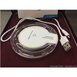 New Fantasy Wireless Phone Charger With Glowing Night Light